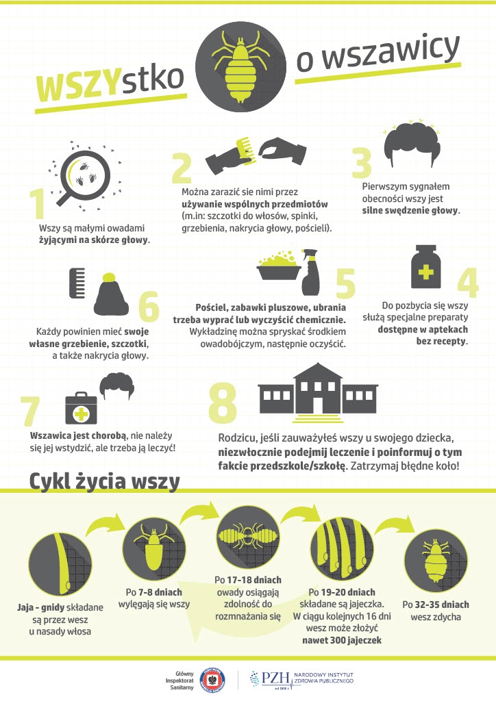 Informacje na temat wszawicy